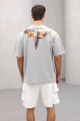 TRICOU PREMIUM GRI "ANGEL ASCENSION"